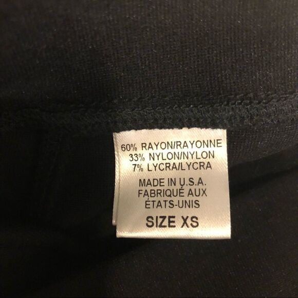 TORN by RONNY KOBO Geneva Skinny Zipper Ankle High Waist Pants Size XS - Picture 8 of 8